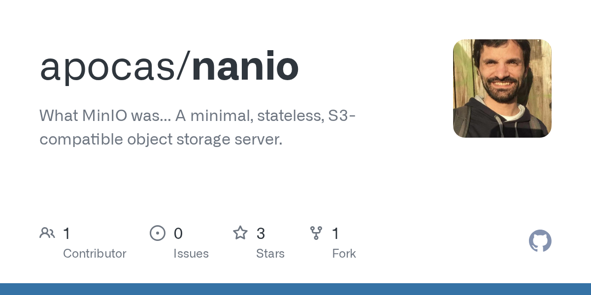 nanio — GitHub repository preview
